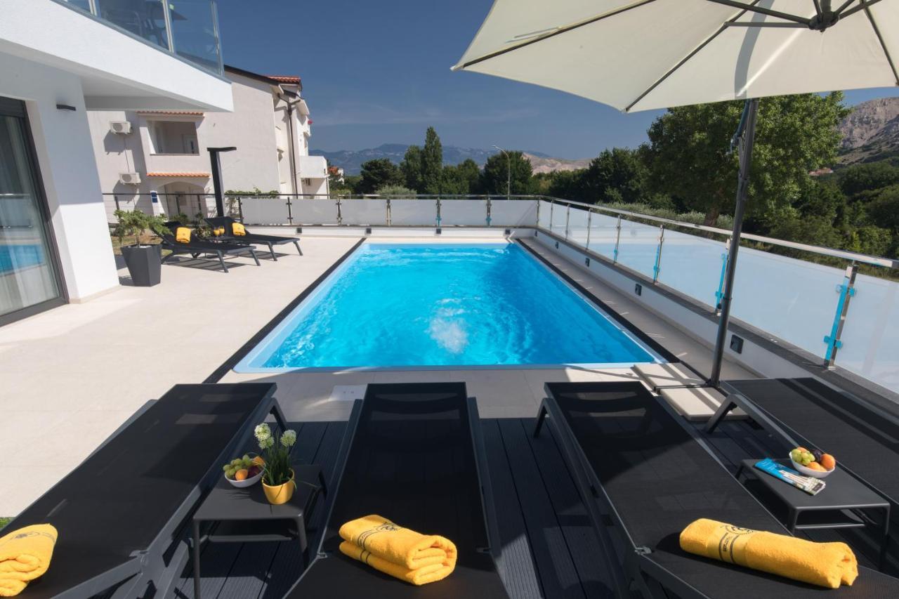 Villa Supernus With Heated Pool Baška Exterior foto
