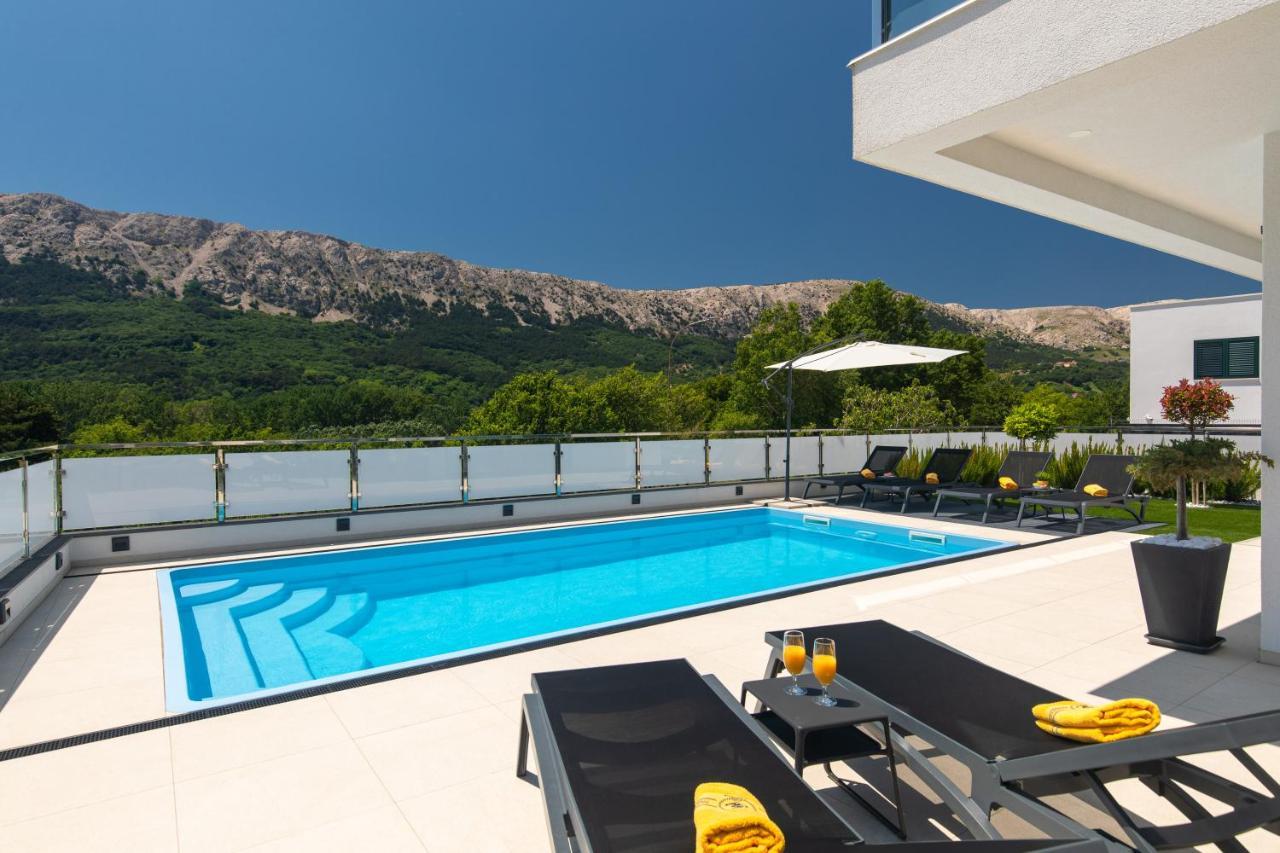 Villa Supernus With Heated Pool Baška Exterior foto